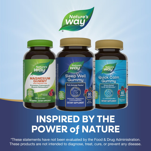 Sleep Aid Gummies Nature's Way Sleep Well Com Melatonina 90c