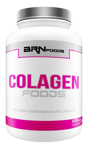 2x Colágeno Hidrolisado - 100 Capsulas - Brn Foods