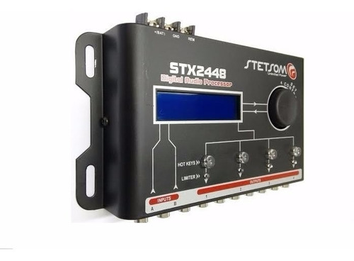 Processador De Audio Digital Stetsom Stx2448 Equalizador Som