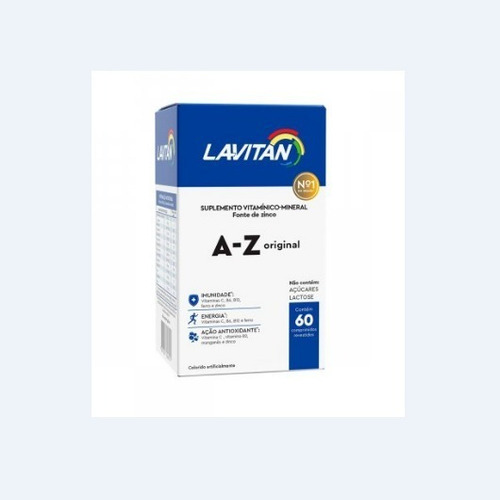 Suplemento Vitaminas Y Minerales Lavitan Az 60 Comprimidos