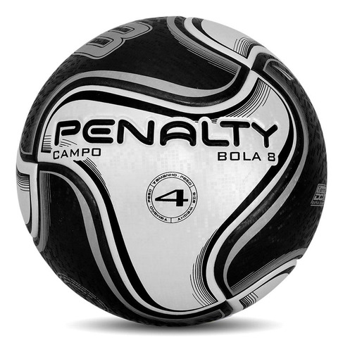 Bola De Futebol De Campo Penalty 8 N4 Xxiv Cor Preto Tamanho Único