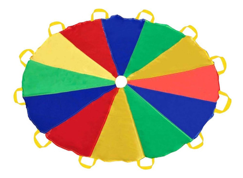Juega En Paracaídas Rainbow Parachute Ligero, Plegable, Con
