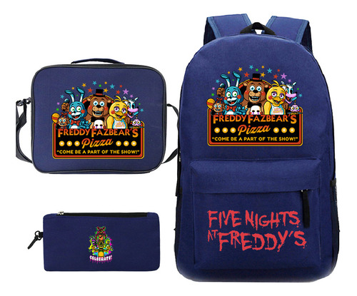 Set De Mochila Infantil De 3 Piezas Five Nights At Freddy's