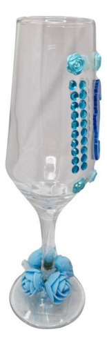 Taça Iemanjá Mar Flor Vidro 186 Ml