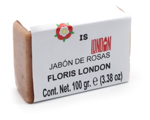 Floris London. Jabon De Rosas. 100 Gr. Calidad Premium