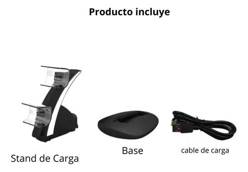 Cargador Doble Stand 2 Puertos Para Ps5 Controles Dualsense