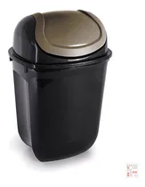 Comprar Tarro De Residuos Papelera Basurero Tapa Vaivén 19,5 Lts Color Negro