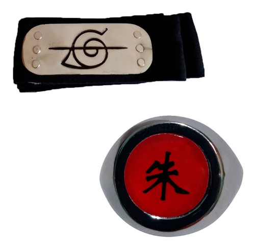 Naruto Anillo Itachi Bandana De La Hoja Rayada Itachi 