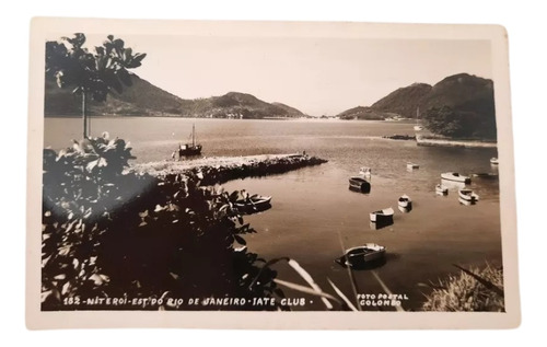 Cartão Postal Iate Club Niterói Rio De Janeiro  889