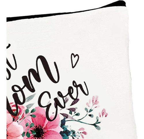 Bolsa De Maquillaje De Lona De Algodón Inferior, Bolsa De