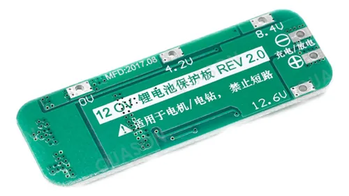 Modulo Cargador Bms 3s Baterías Litio 20a 18650 Pcb 12,6 V