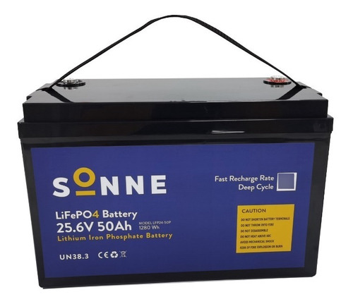 Batería Solar Estacionaria Sonne Litio 1,2 Kwh 24v Bluetooth