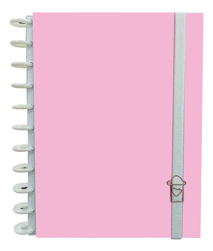 Cuaderno De Discos Profesional Rosa Pastel 2 Separadores