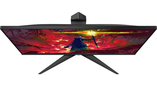 Monitor Gamer Hero 24'' 24g2 Fhd Ips 144hz 1ms Aoc Bivolt Cor Preto/Vermelho 100V/240V
