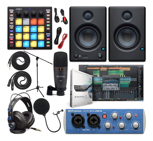 Presonus Interfaz De Audio Audiobox 96 (puede Variar Azul O.