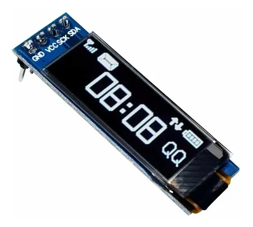 Display Oled 0,91  128x32 Blanco I2c Ssd1306 Arduino Ubot