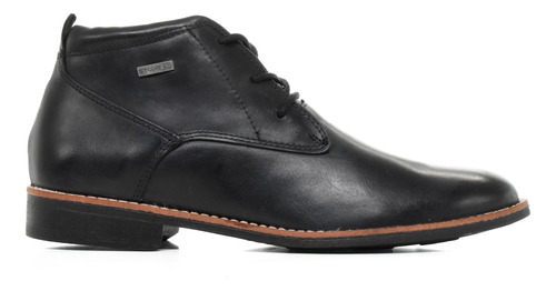 Zapato Bota Vestir Hombre Urbano Cuero Cordon Stone 2520