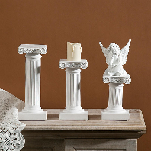 Columnas Griegas En Miniatura Con Base De Resina, Estigma Pa