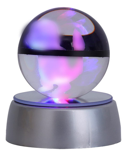 Sjqwzry Bola De Cristal 3d Led Luz Nocturna Cambia De Color,