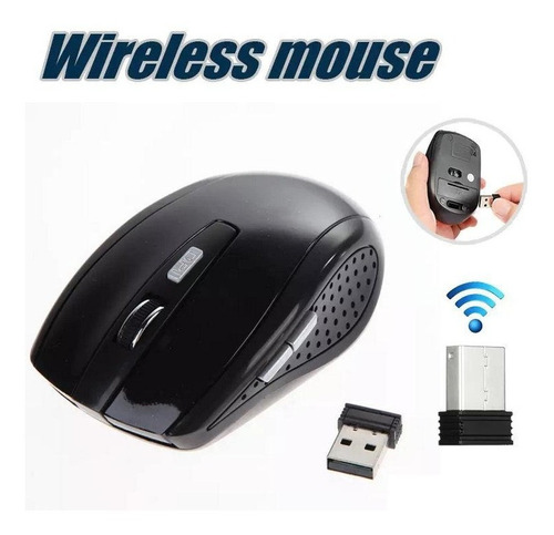 Mouse Óptico Inalámbrico Usb 2.4 Ghz 5 Botones Dpi