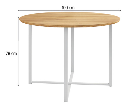 Conjunto Mesa Sala Jantar 4 Cadeiras Branco/preto Artefamol