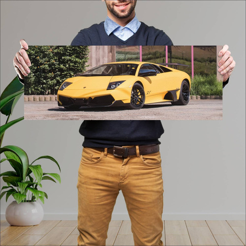 Cuadro 30x80cm Auto 2009 Lamborghini Murcielago 212