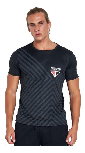 Imagem 1 de 4 de Camiseta São Paulo Dry Fit Licenciada Estampada Mmt 510385