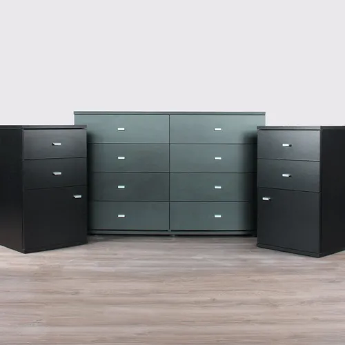 comprar Combo Cómoda 8 Caj + Mesitas De Luz 2 Caj\u002Fpuerta Mueblesrem