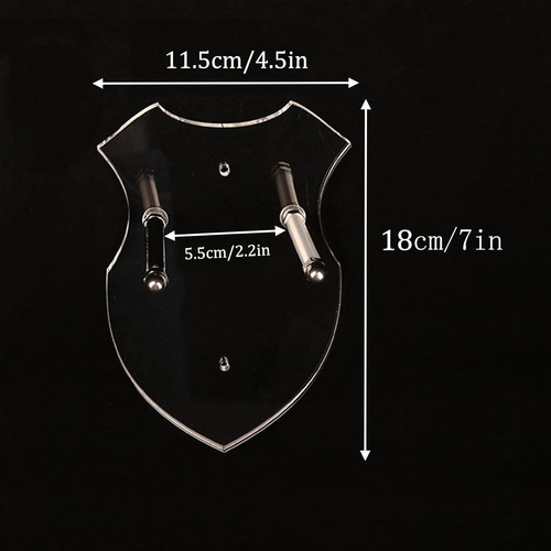 Soporte De Pared Para Espada Gancho Sable Catana De Acrilico