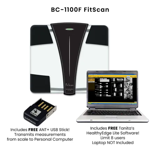 Báscula Digital Tanita (bc-1100f) Fitscan Inalámbrica