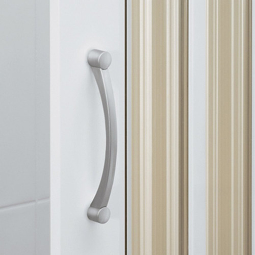 Porta Box Sanfonada Para Chuveiro Pvc 190x185cm Bcf Hewt