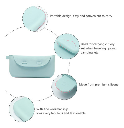 Funda De Silicona Con Soporte Para Bolsas De Almacenamiento