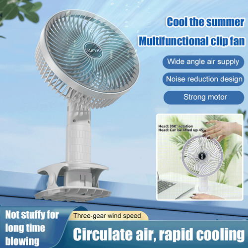 Ventilador Hkl-sz02 Modelo De Carga 800ma [ajustable En Tres