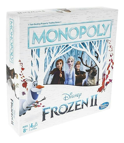 Juego De Mesa Monopoly Disney Frozen 2 Inglés