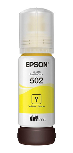 Epson T502 Ecotank Yellow Auto-stop Ink Bottle (et-2700, Et-