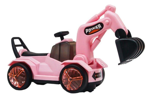 Excavadora Eléctrica Para Niños, Coches De Ingeniería,