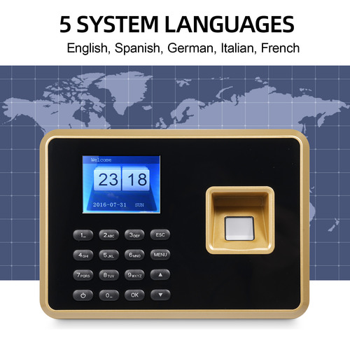 Contraseña Del Sistema Attendance Machine/puerto Adecuado De