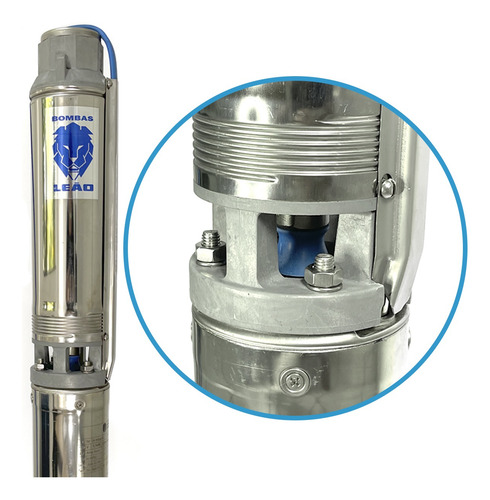 Bomba Submersa Leão 4r3pa-19 2cv 380v Trifásica Para Poço