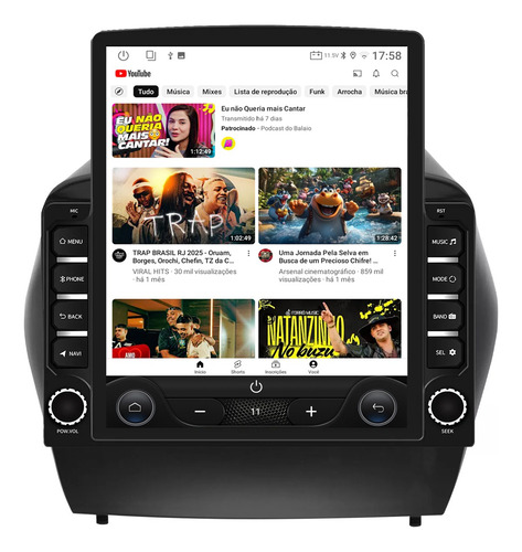 Kit Multimidia Ix35 10/17 9,7p Android Carplay 2gb 64gb