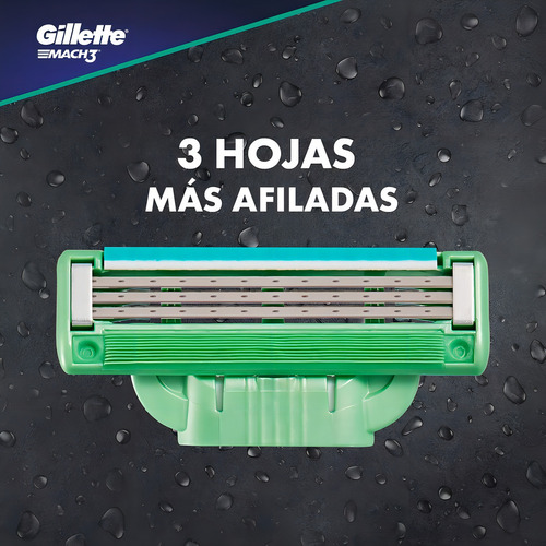 Máquina Para Afeitar Gillette Mach3 Sensitive
