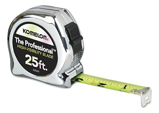 Komelon Usa High Viz Professional Tape Measures, 1 Inche Ddd