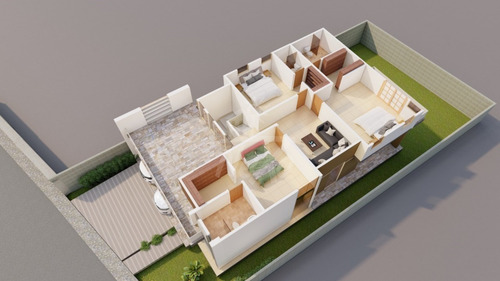 Imagen 5 de 10 de Casa A Estrenar En Venta Residencial Cerradi, Santiago (jpc-219)