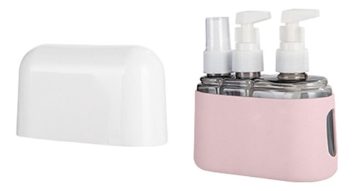 Botellas De Viaje Para Artículos De Tocador 3 Piezas Rosa