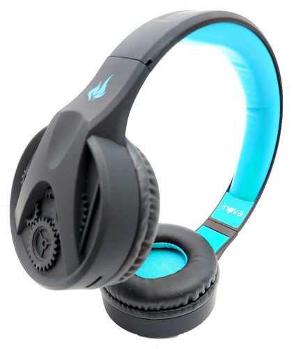 Fone De Ouvido Estéreo Sem Fio Extra Bass Bluetooth Azul
