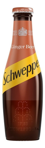 Refrigerante Schweppes Ginger Beer - Gengibre Vidro 200ml