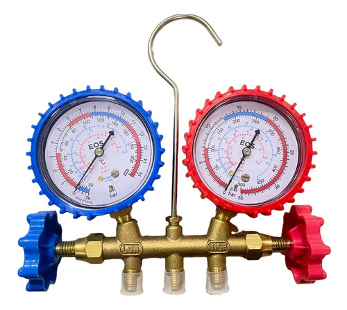 Manifold C/ Mangueira 0,90m R22/134a/404a Sem Visor Eos