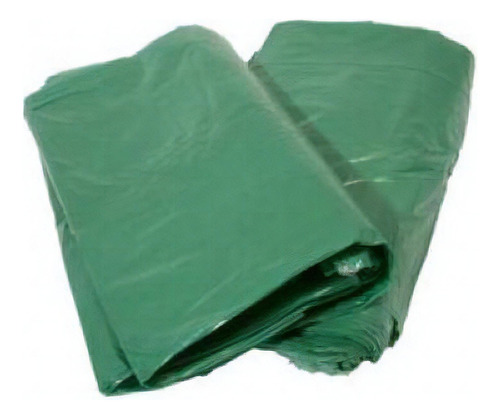 Saco Para Lixo Resistente Verde 60 Litros Com 100 Unidades