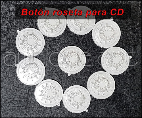 A64 Boton Roseta Adhesivo Para Cd Dvd Bluray 10 X 25 Soles