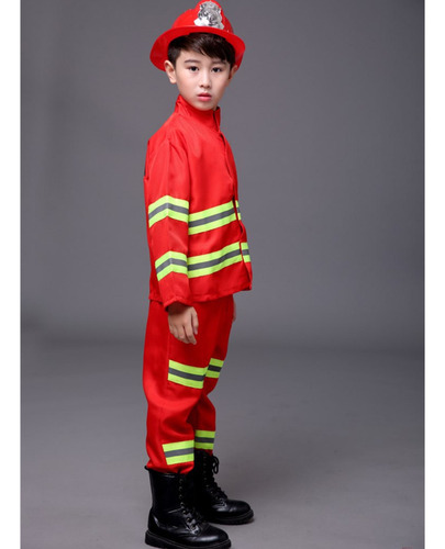 C Disfraz De Sam, Bombero Para Niños, Parte Del Carnaval
