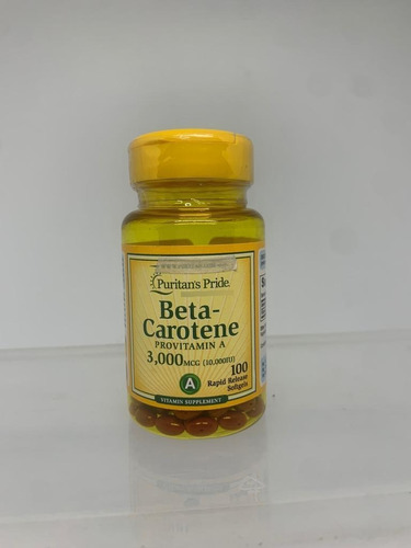 Beta-carotene 3000mcg 10000iu 100 Uds Puritan's